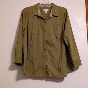 CJ Banks Women's Button Down 2X